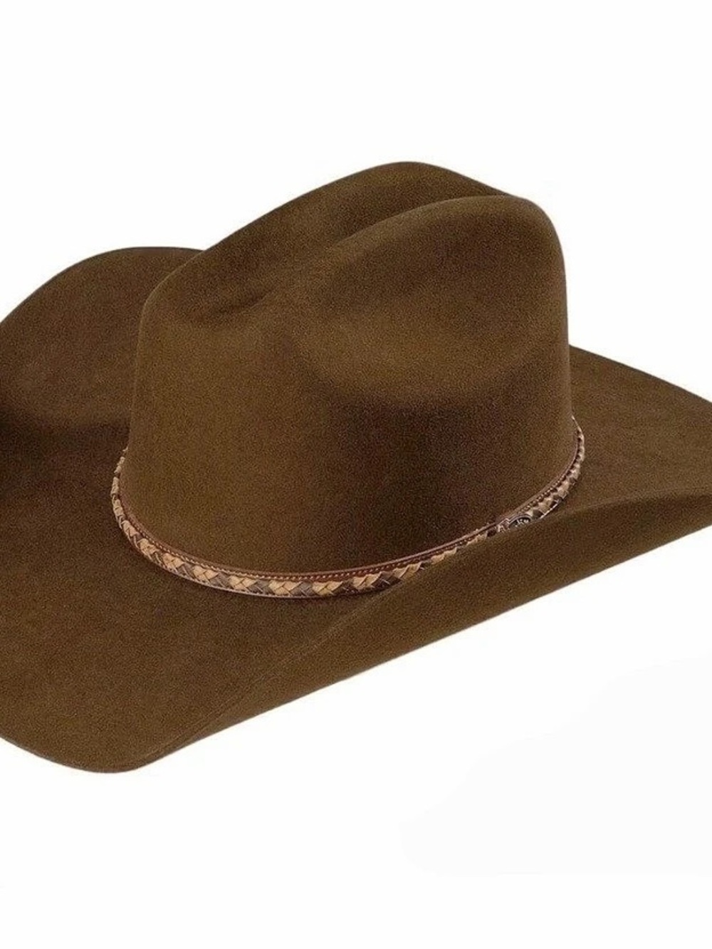 WORN ONCE: Justin 2X Wool Felt Cowboy Hat